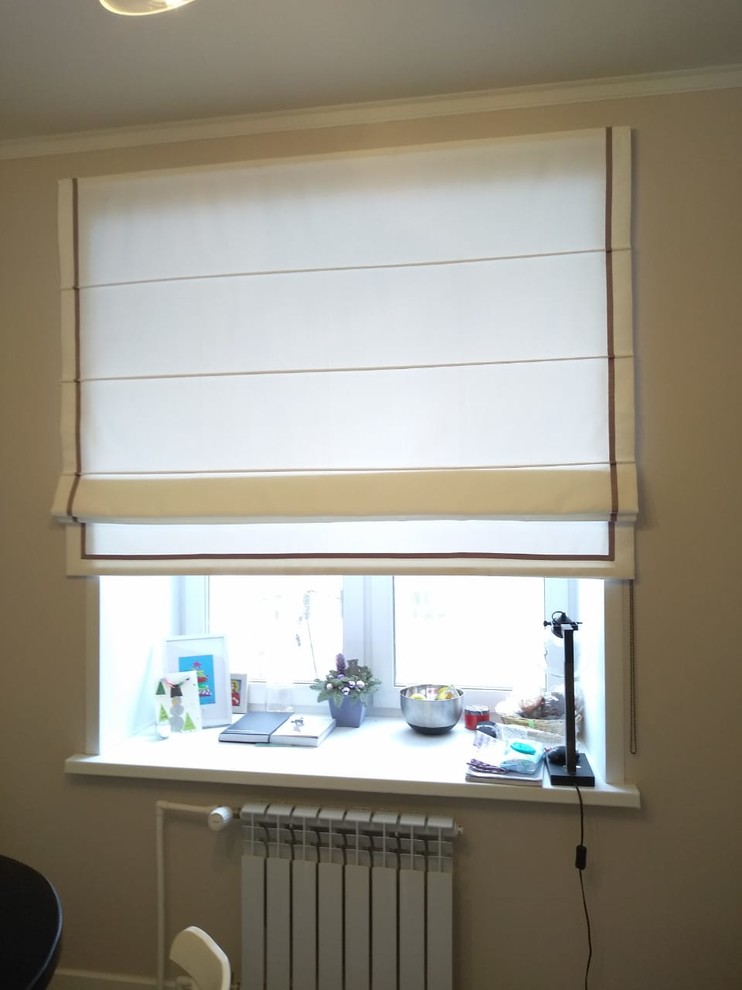 Обложка проекта: лаконичная римская штора