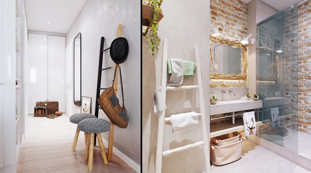 Дизайн интерьера двухкомнатной квартиры Рублевское шоссе