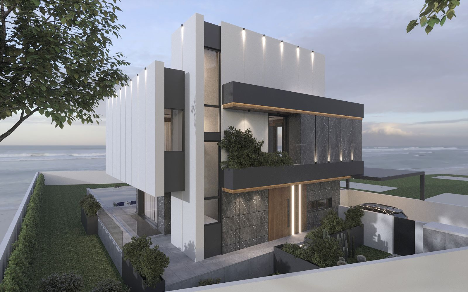 Cottage Facade Design in Peyia, Cyprus