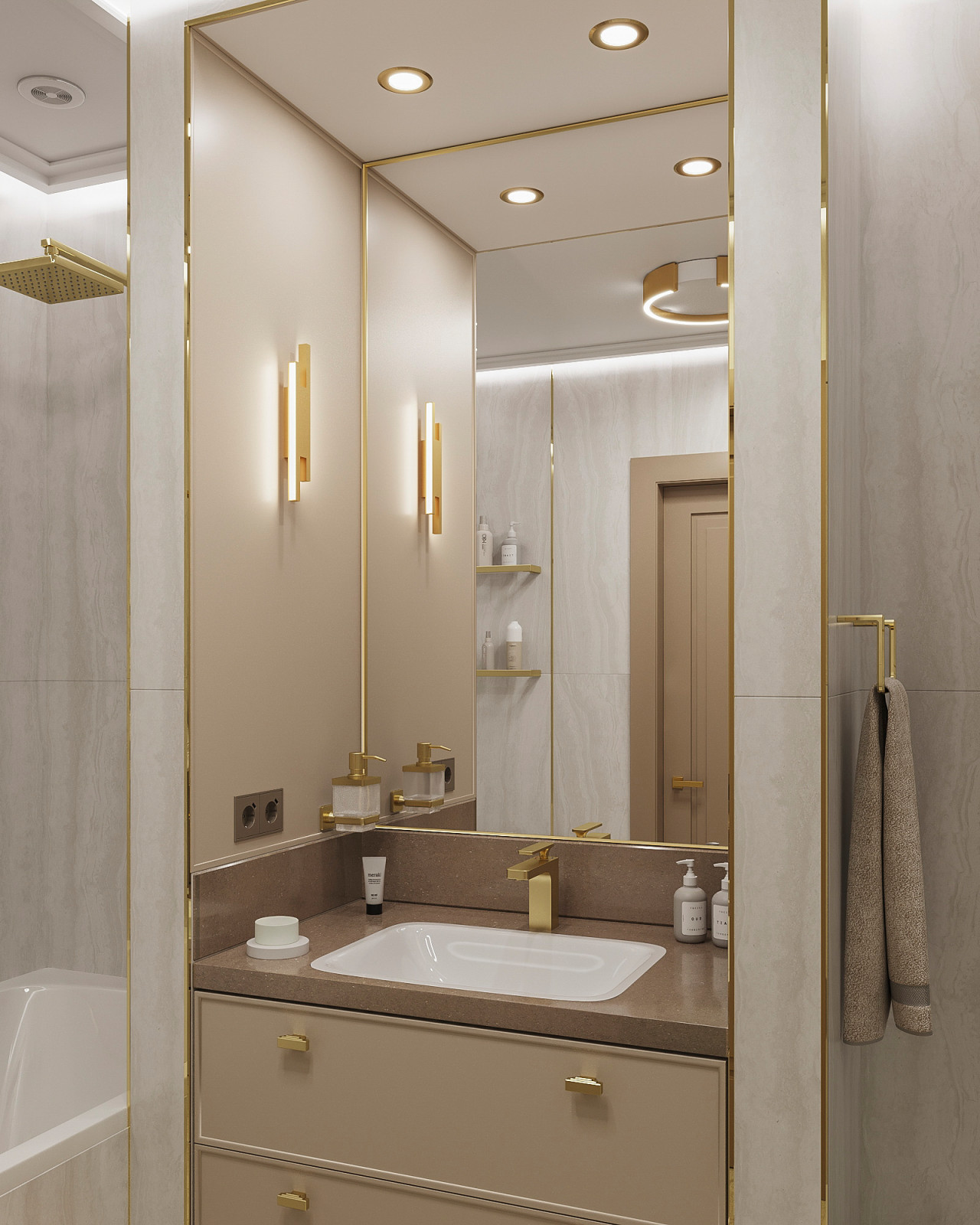 Кашемир беж. Квартира 130 кв.м. на Зоологической ул.