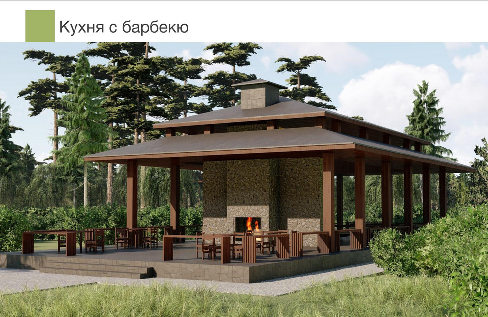 Эскизы проекта зоны отдыха