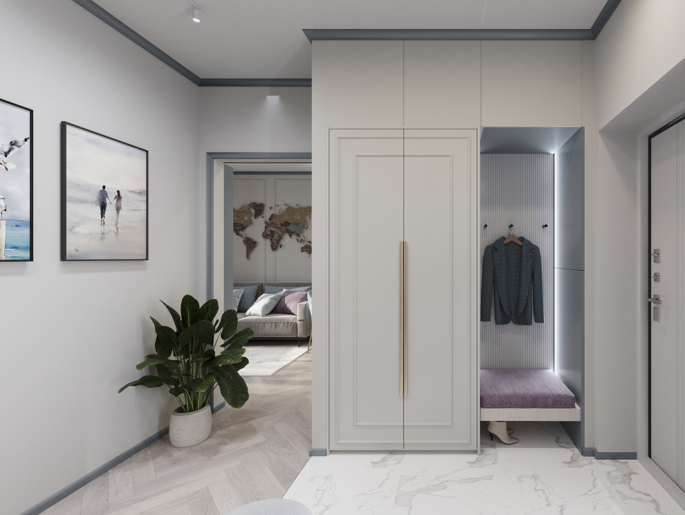 Проект 2х-комнатной квартиры в Мегаполис-парке