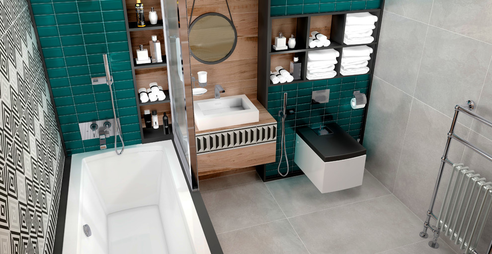 Дизайн малой ванной комнаты