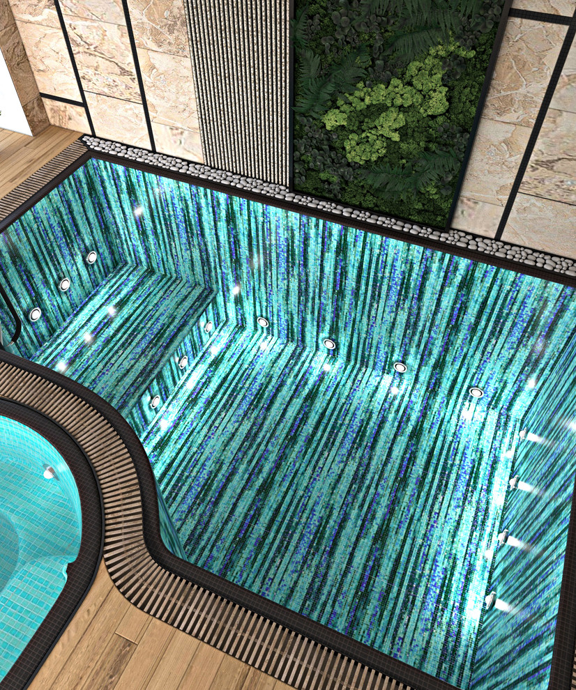 Бассейн в загородном доме