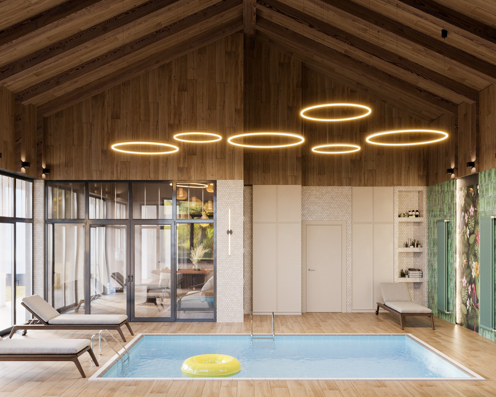 Банный комплекс с бассейном