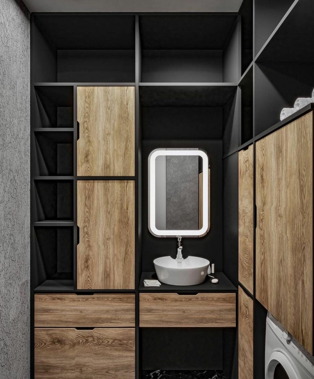 Обложка проекта: Стильная прачечная комната