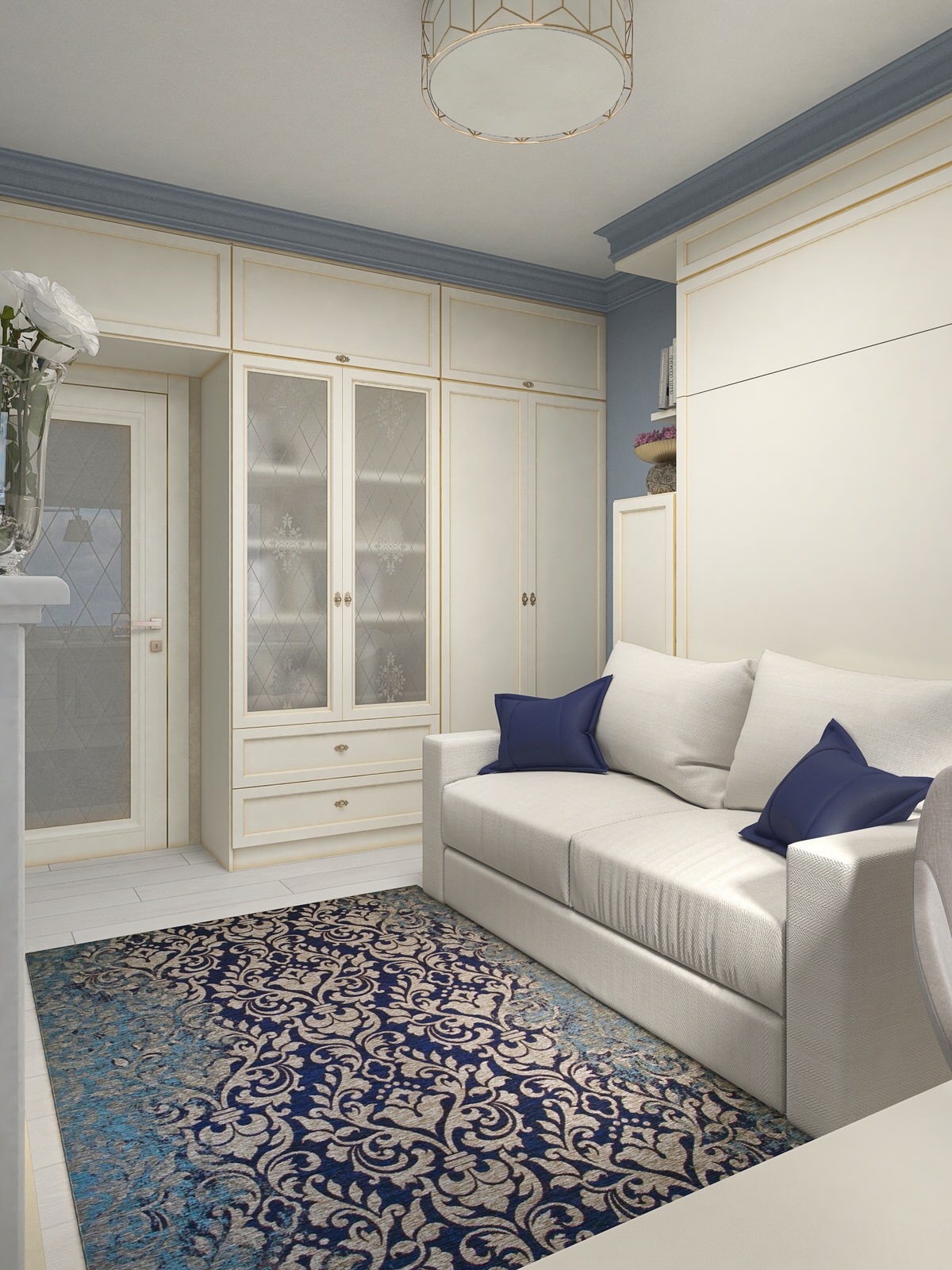 Кабинет для папы - спальня для для дочери