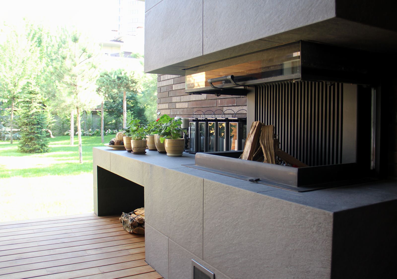 Реализованный проект частного одноэтажного дома в современном стиле