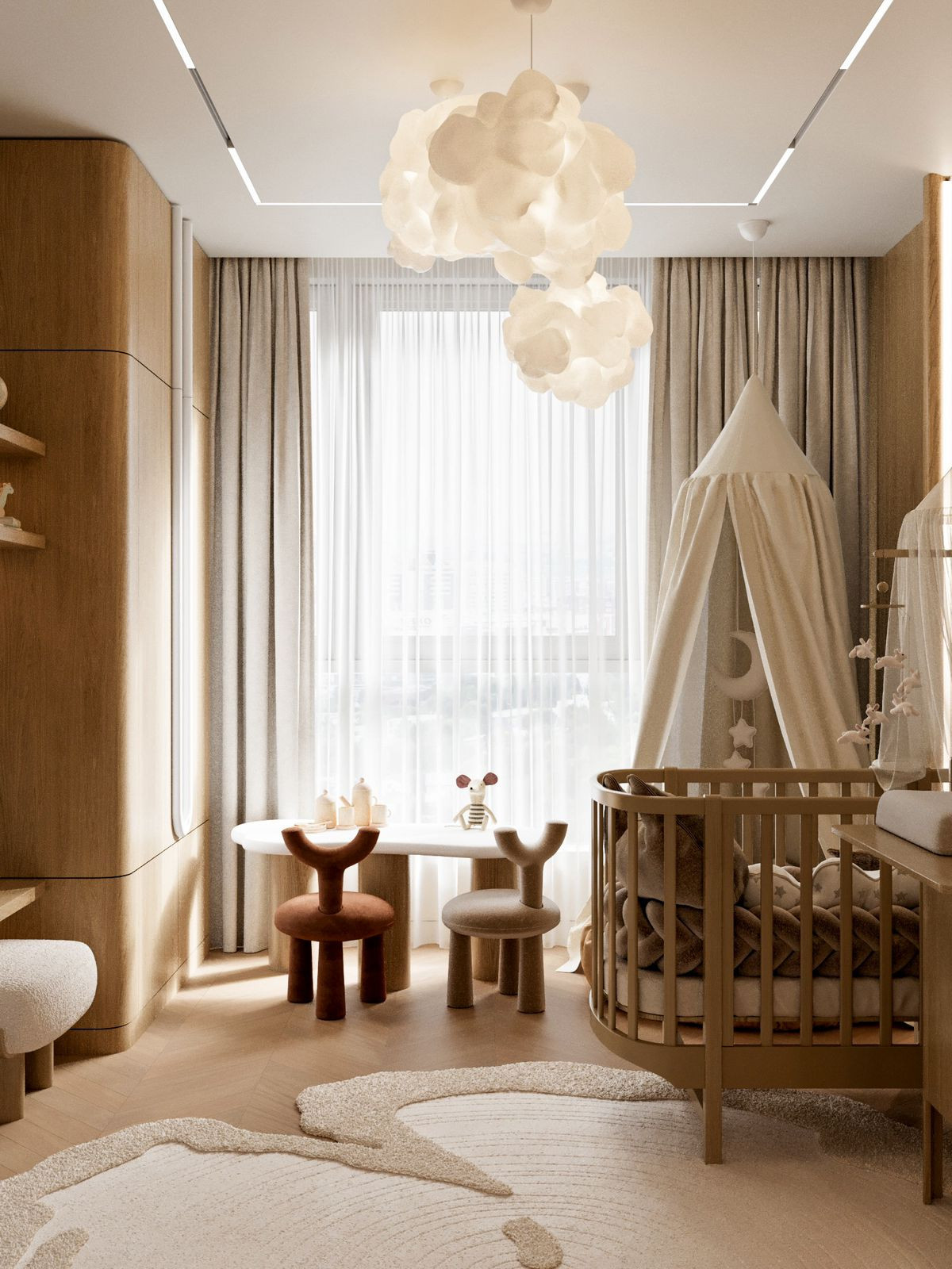 Скандинавская нежность для семьи с младенцем