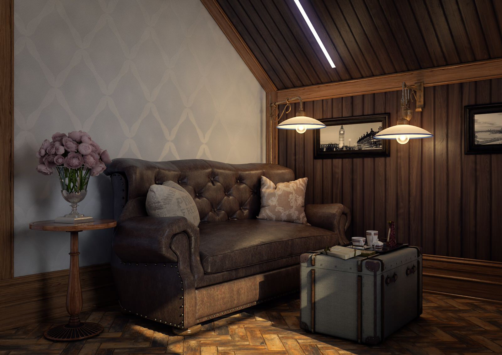 Дизайн-проект загородного дома в г. Пермь