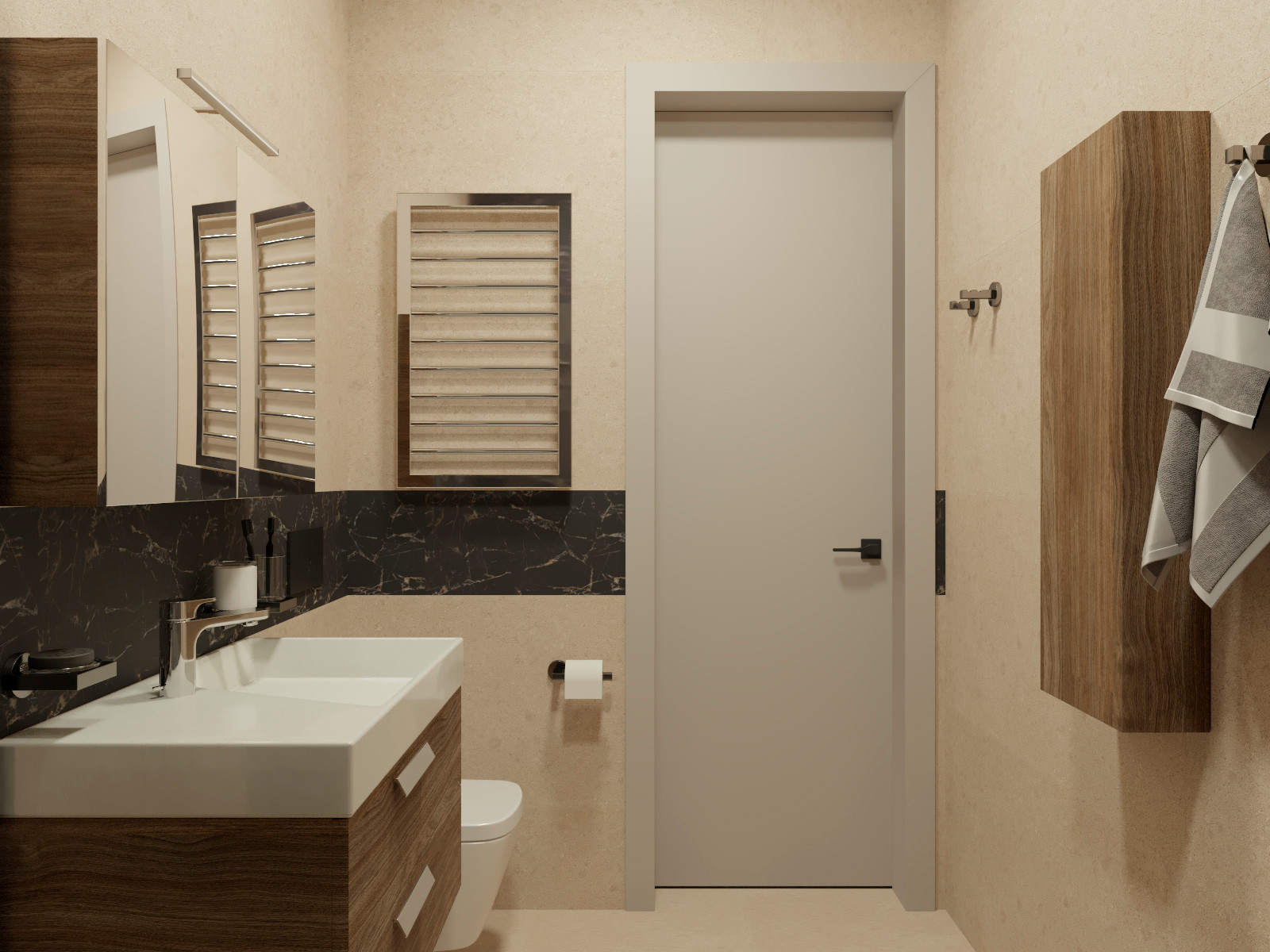 Дизайн интерьера квартиры 82 м.кв.