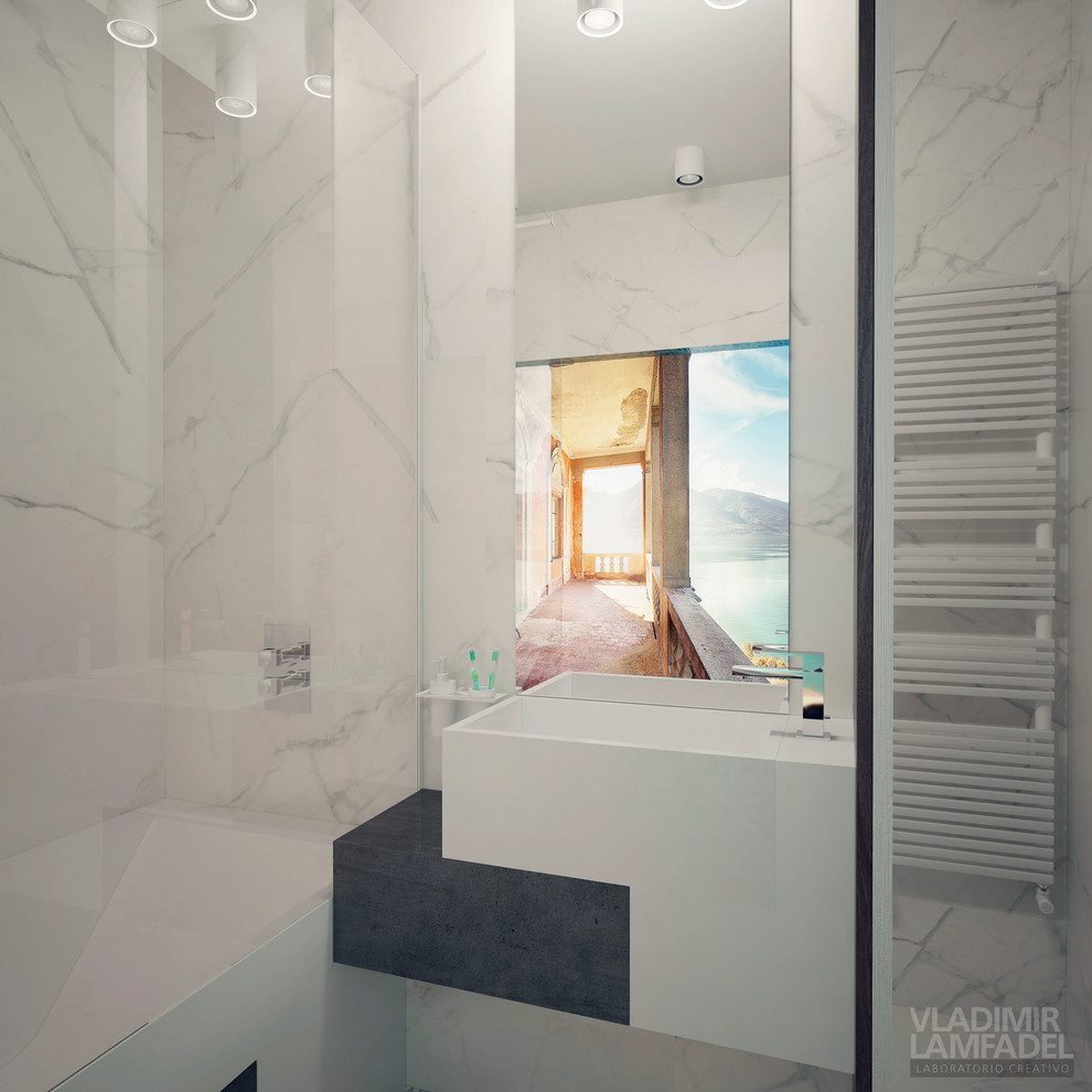 Uno mattina nebbiosa a Milano