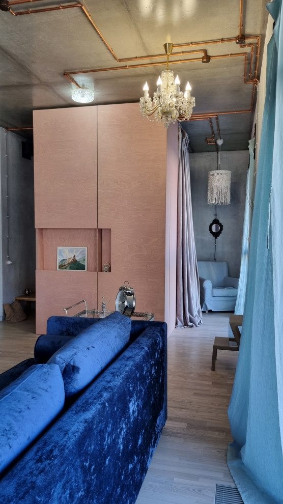 Обложка проекта: Невероятная кухня из шпона и меди