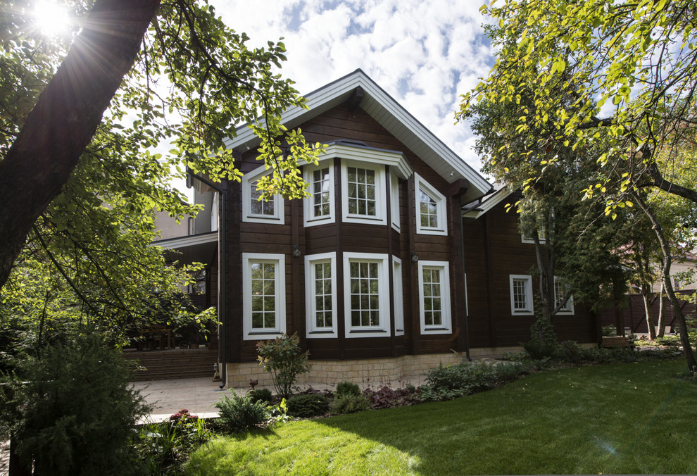 Обложка альбома: деревянное домостроение