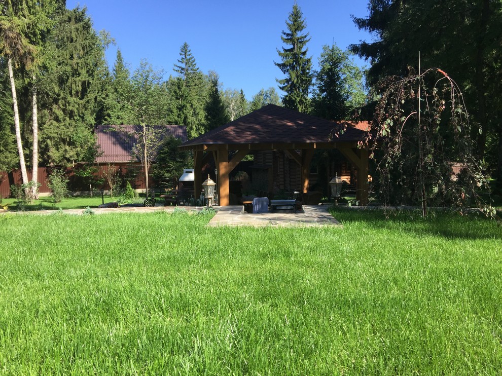 Ландшафтный дизайн участка 45 соток, КП Дубровка, МО