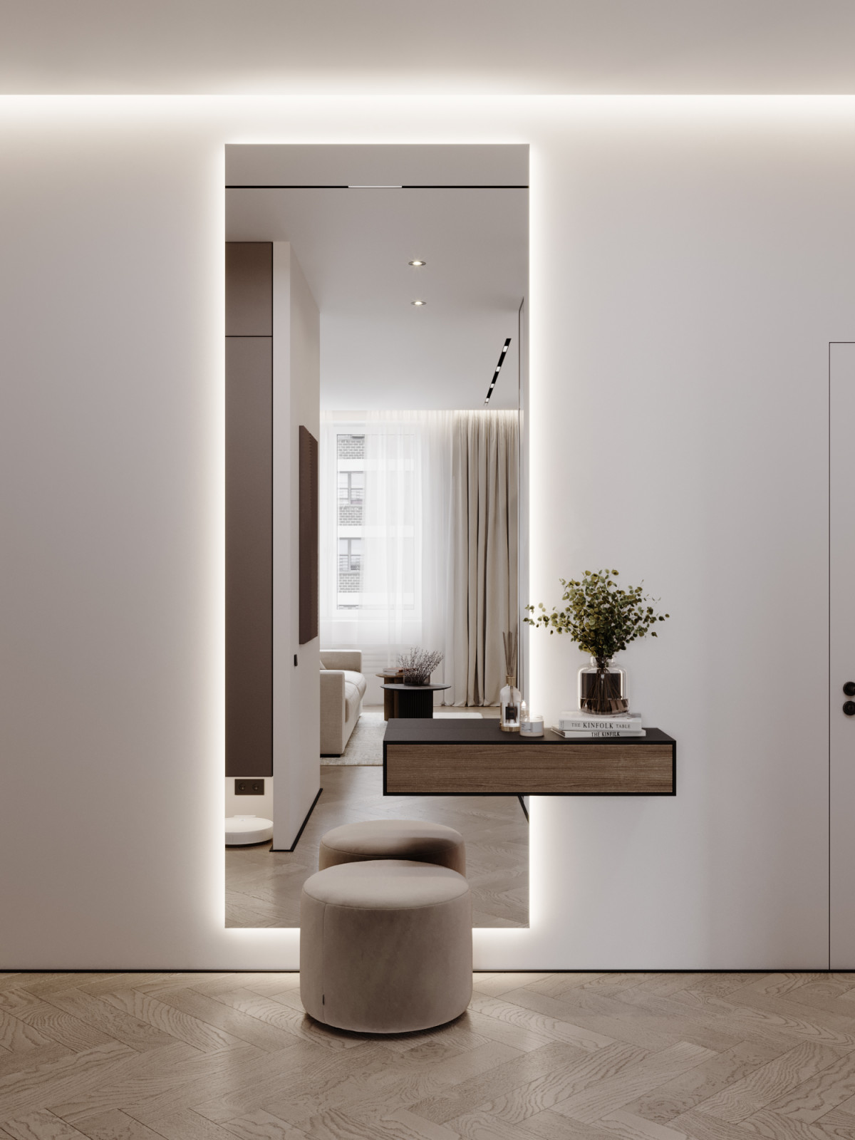 Идеальный современный интерьер в ЖК Homecity