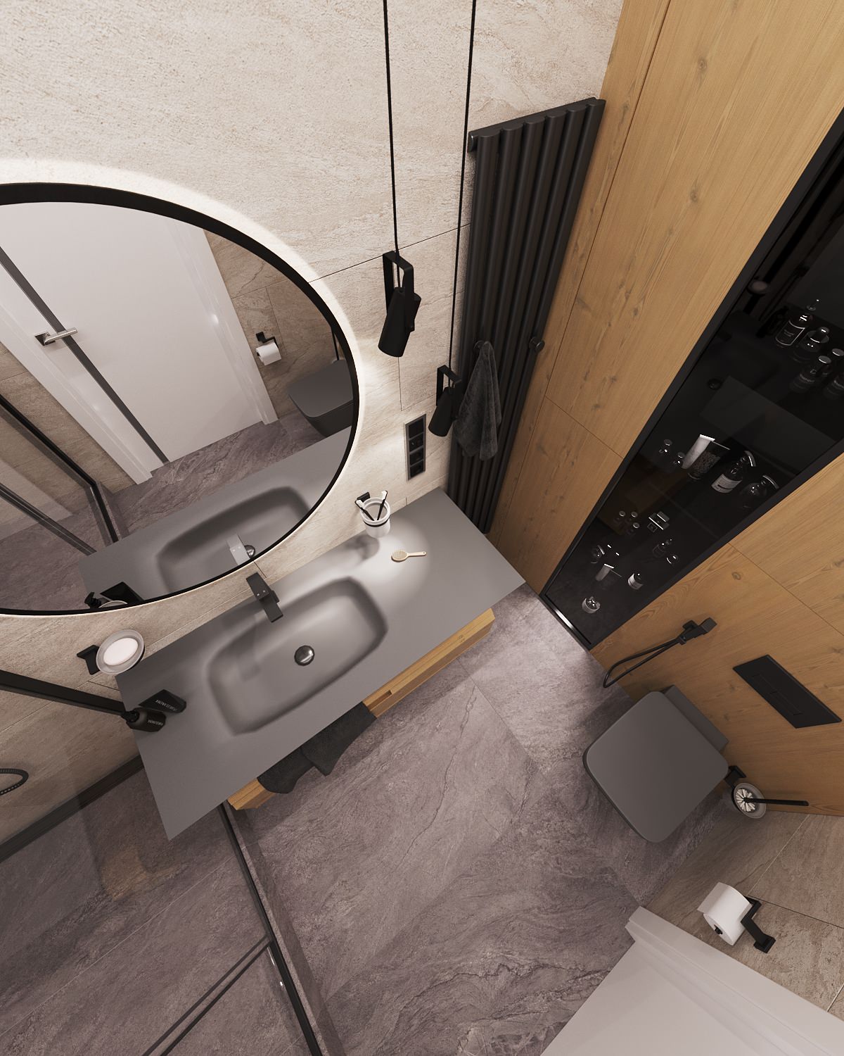 Контрастная квартира в ЖК Столичный