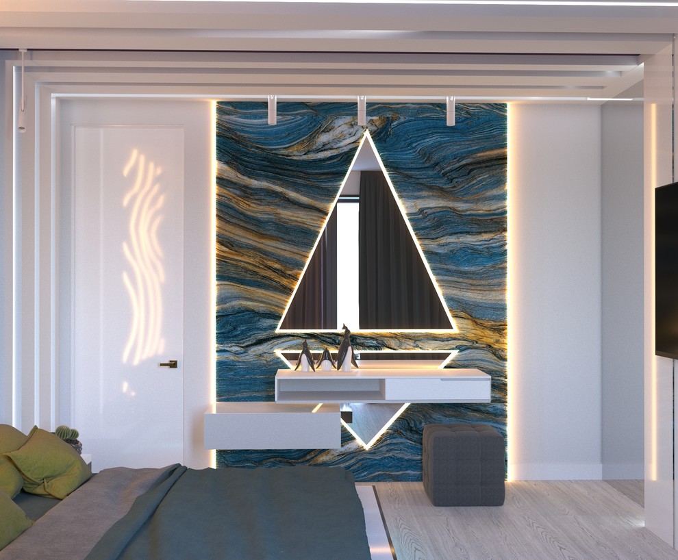 Спальня хайтек