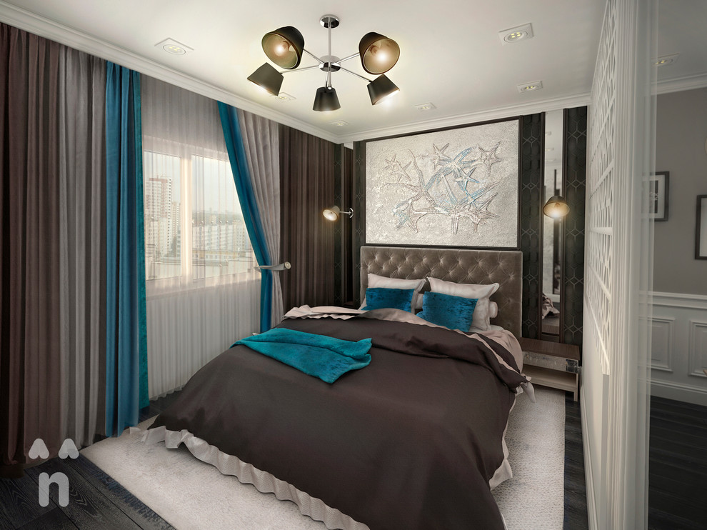 Обложка проекта: Спальня "Берлинская лазурь"