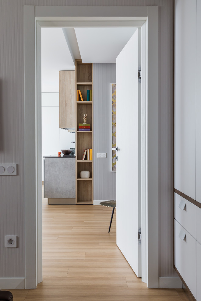 Точка белого(фотографии кухни-гостиной)