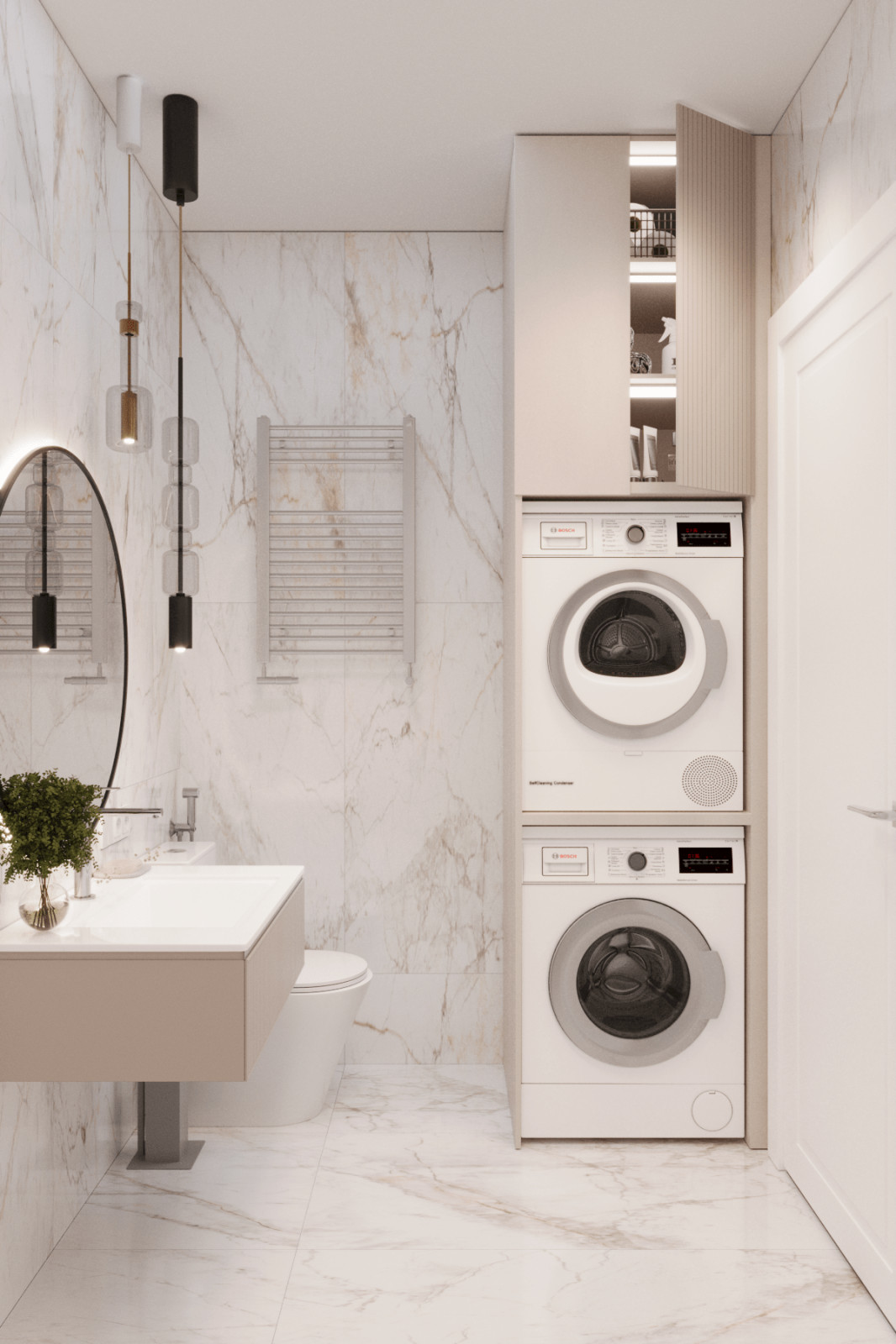 Дизайн-проект квартиры 58м² в ЖК Домашний