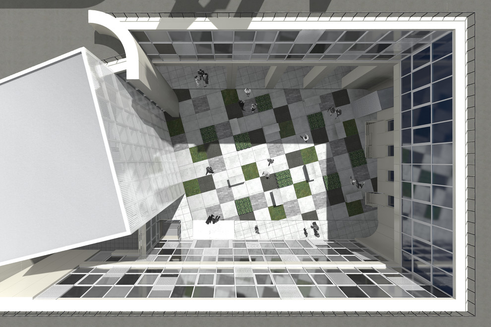 Внутренний двор театра "Самарт" в Самаре