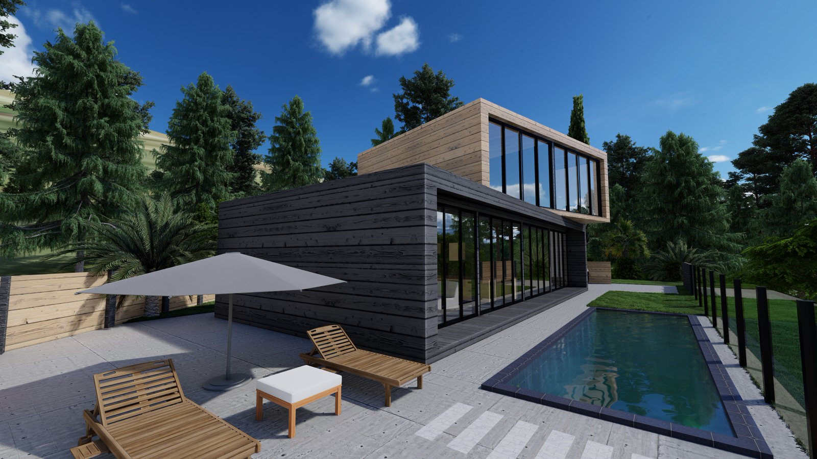 Обложка проекта: Куб-дом (S 167 м2)