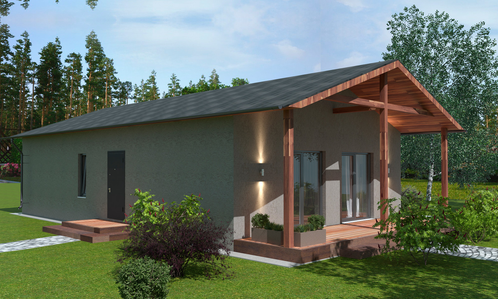 Проекты недорогих домов, для строительной фирмы