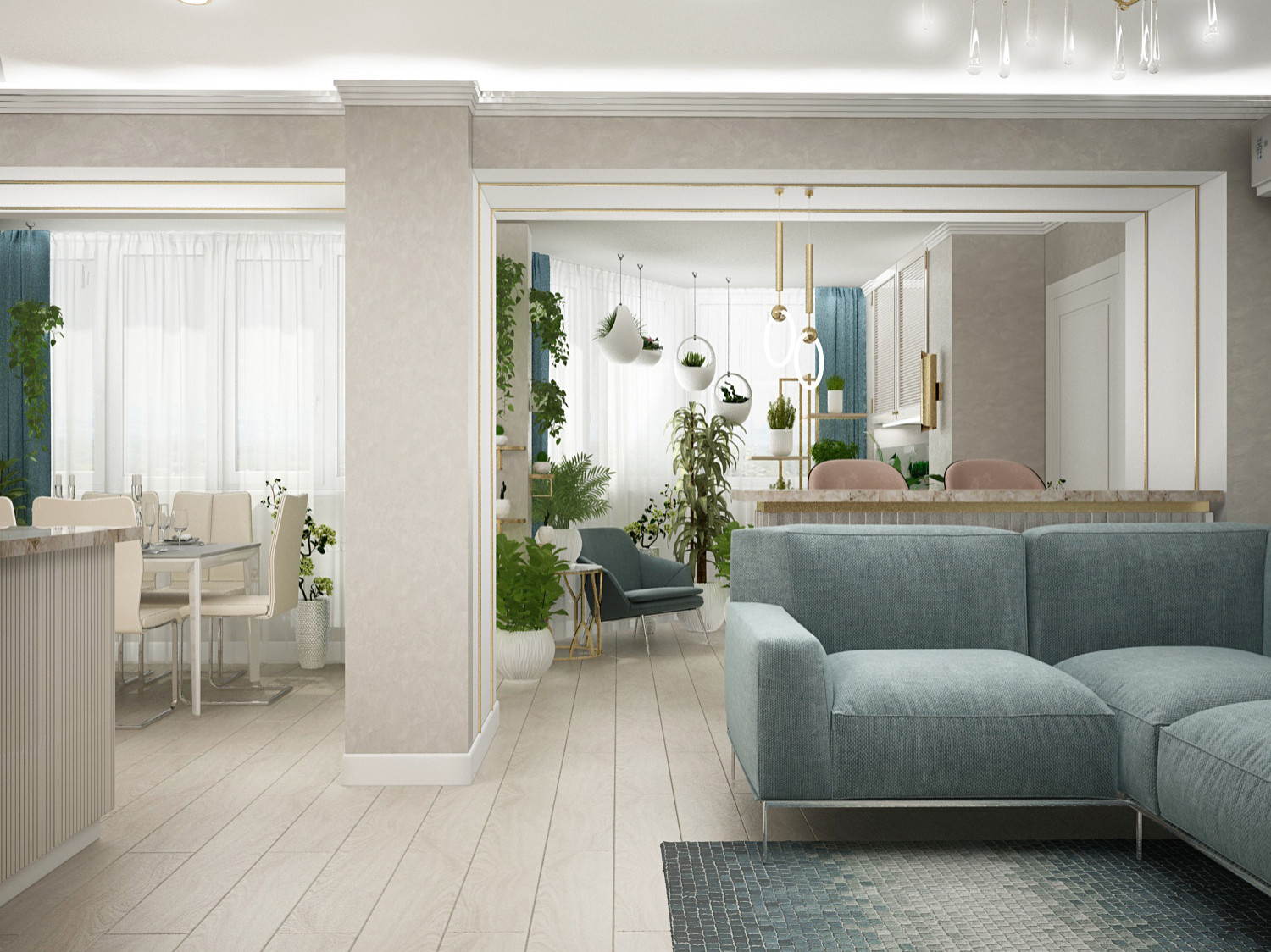 Квартира в стиле Неоклассика