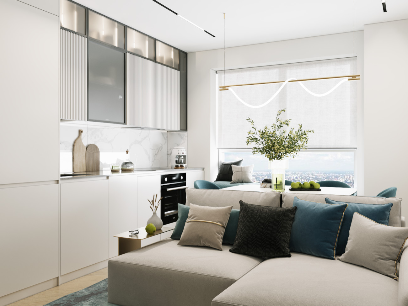 Интерьер квартиры в ЖК  Матвеевский парк