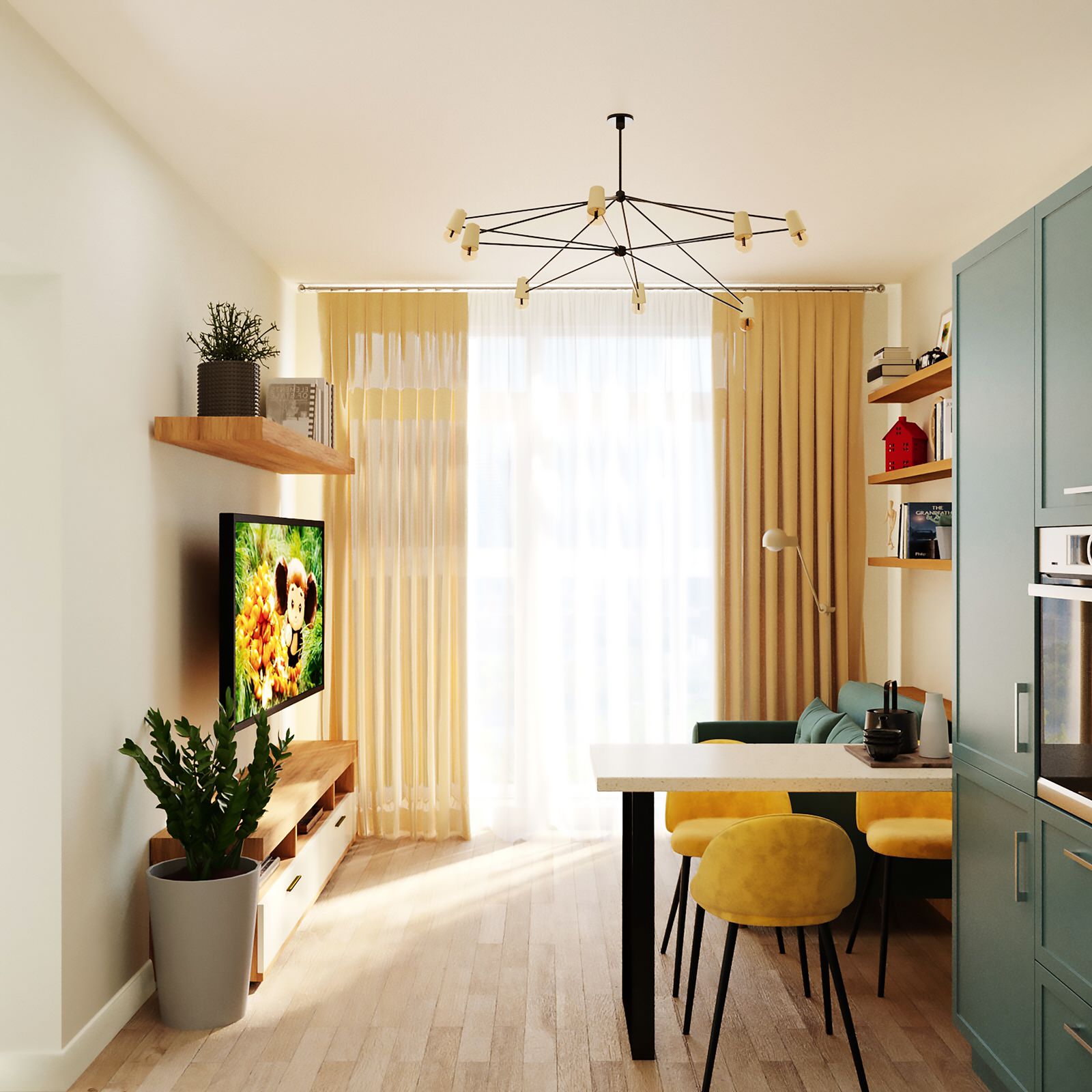 Обложка проекта: Кухня ЖК Светлый