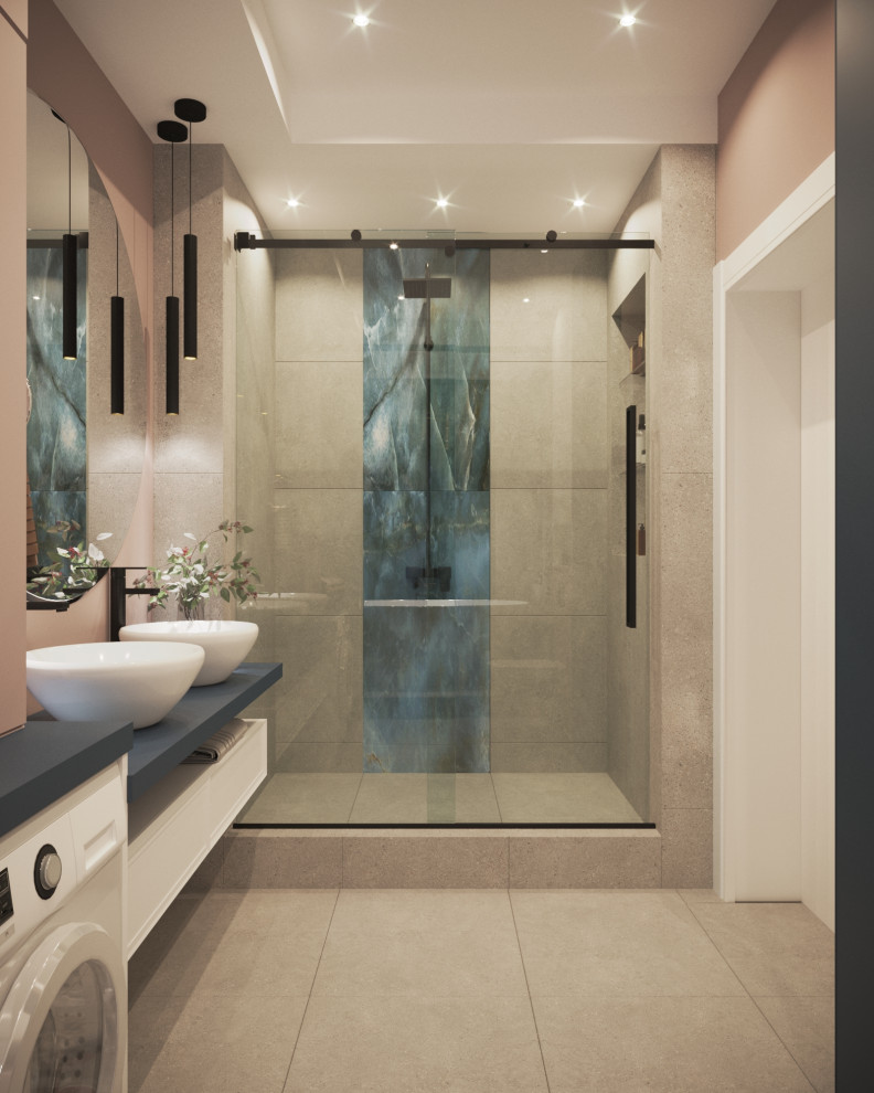 Двухкомнатная квартира г. Тюмень, ул. Дружбы_ Ванная комната