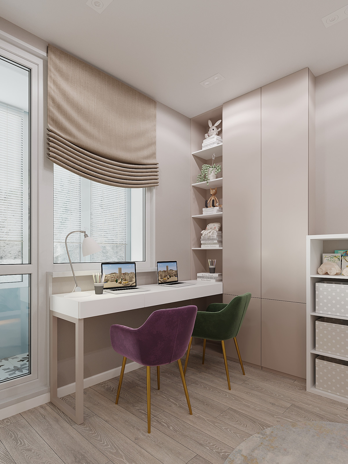 Дизайн- проект ЖК Шервуд 55 кв.м