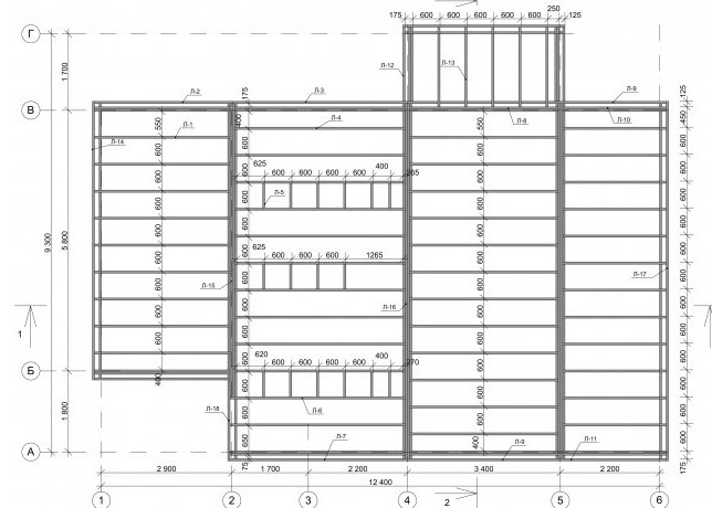 Каркасный индивидуальный дом на бетонном ленточном фундаменте [016.14]
