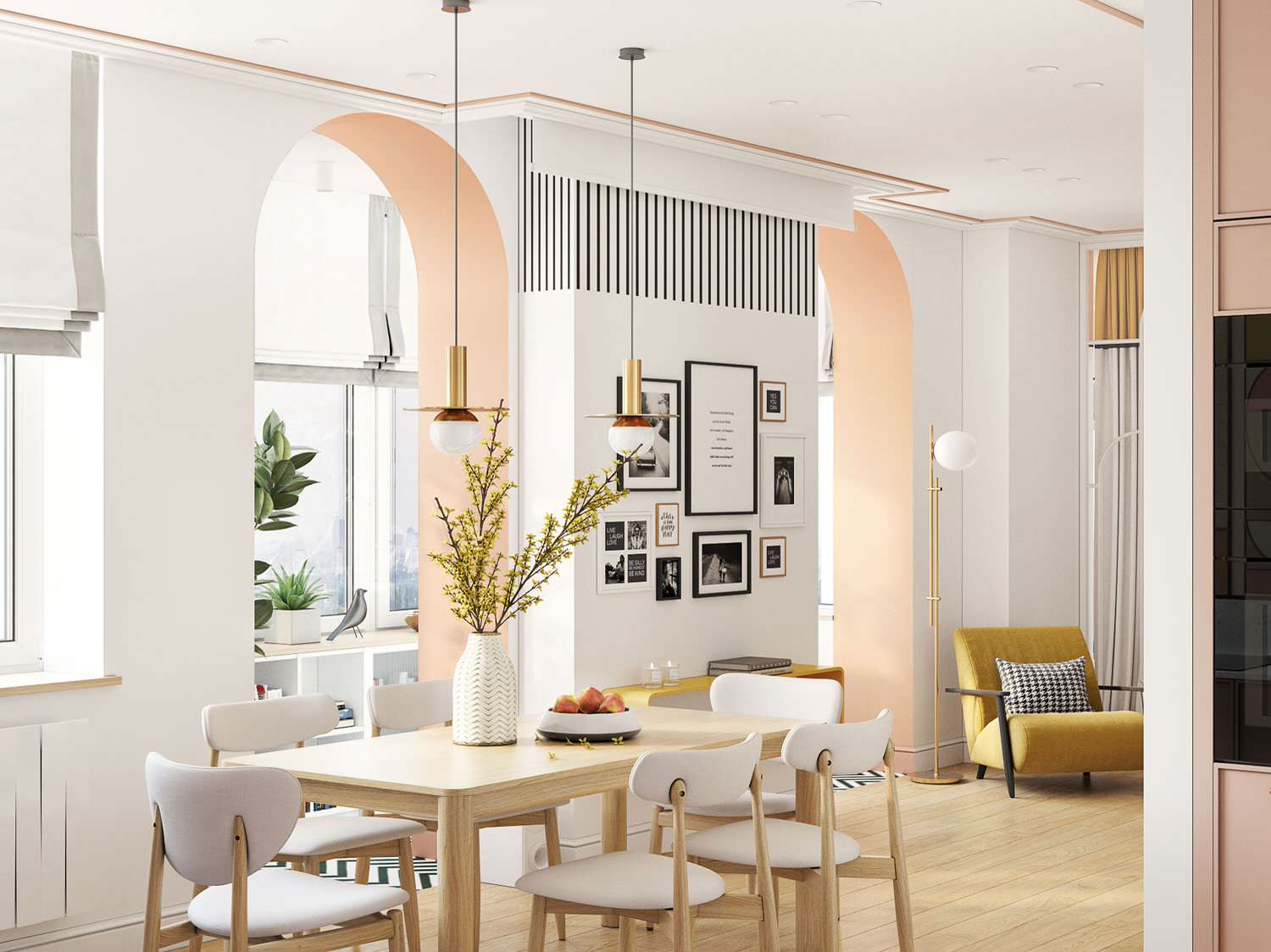 Дизайн интерьера двухуровневой квартиры в г. Раменское