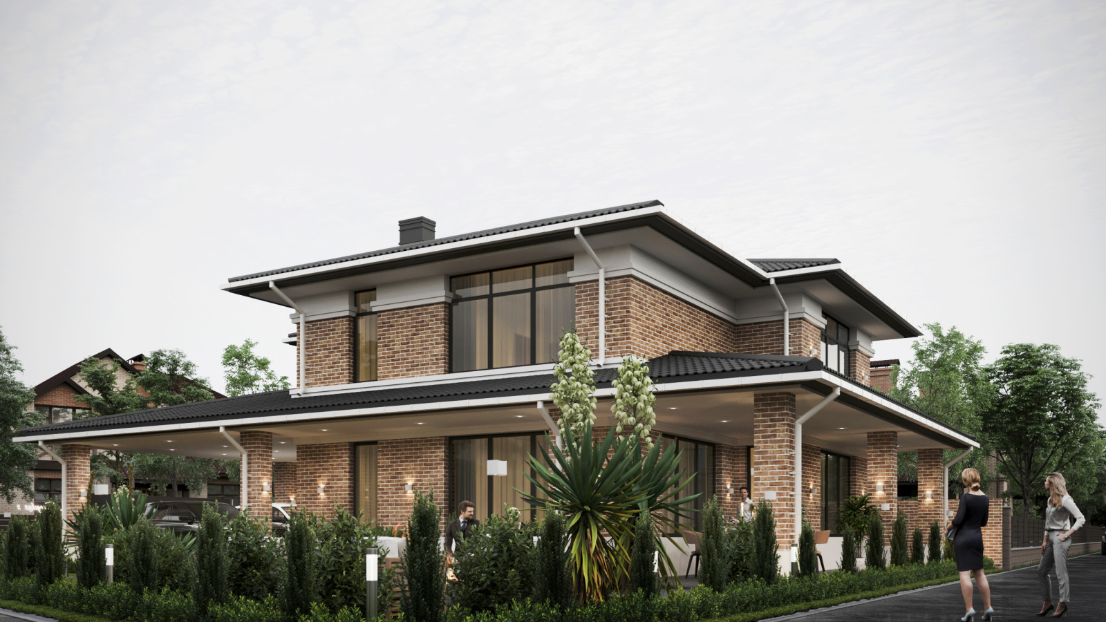 Дом с террасой