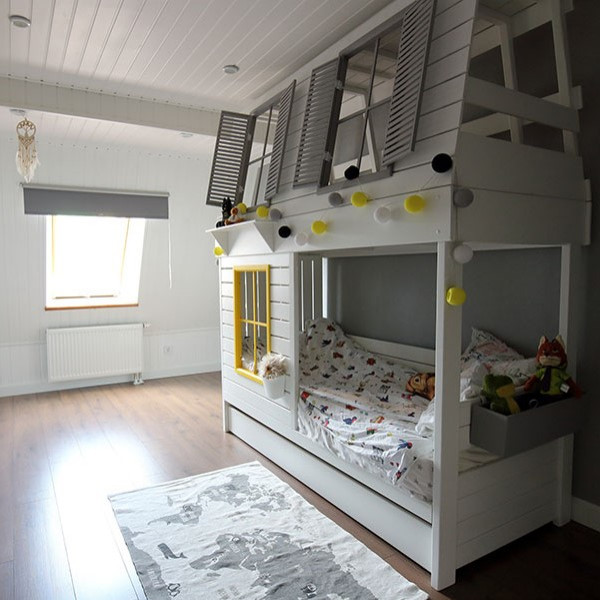 Реализованный интерьер таунхауса в Афонино