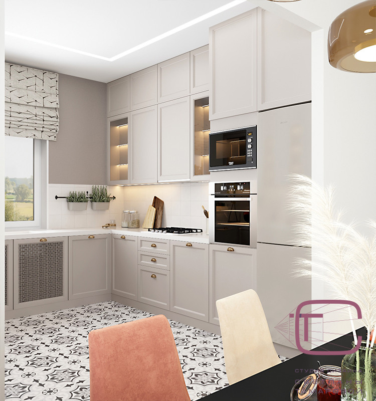 Интерьер частного дома в КП Заря-1