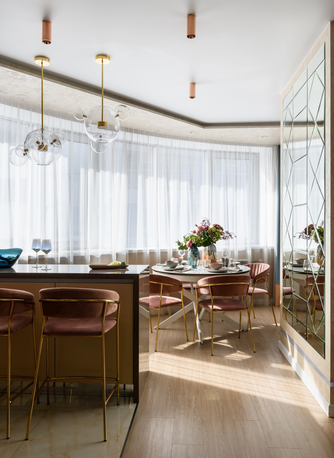 2022г. Фото квартиры 108 м2 в ЖК "Оазис"