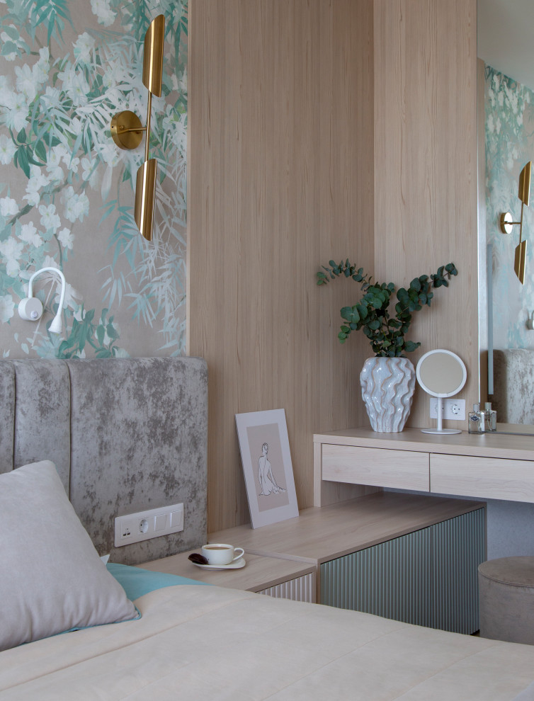 Проект 3-х комнатной квартиры "Лесная Рапсодия". Спальня.