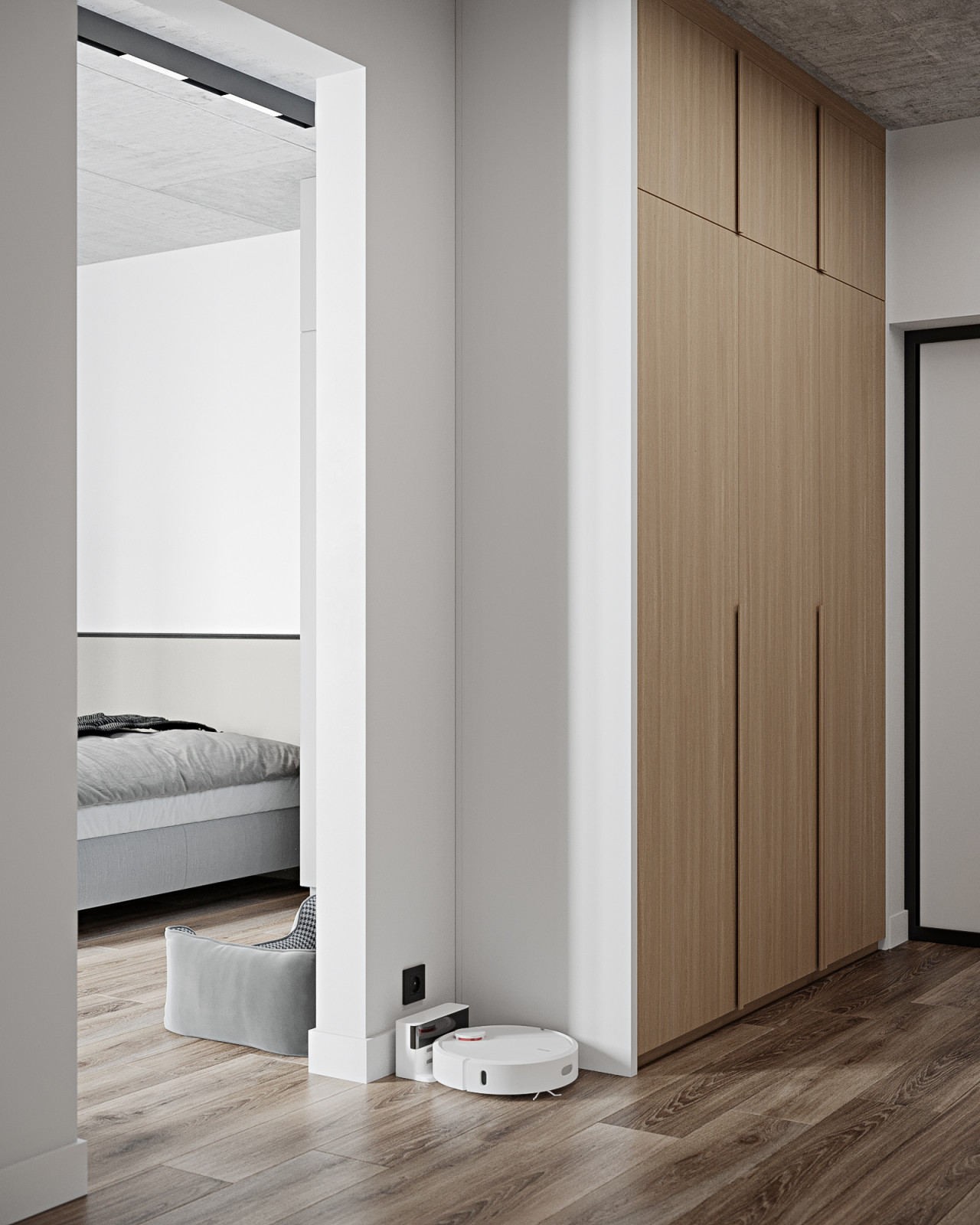 Однокомнатная квартира для молодой пары с собакой в ЖК Европейский