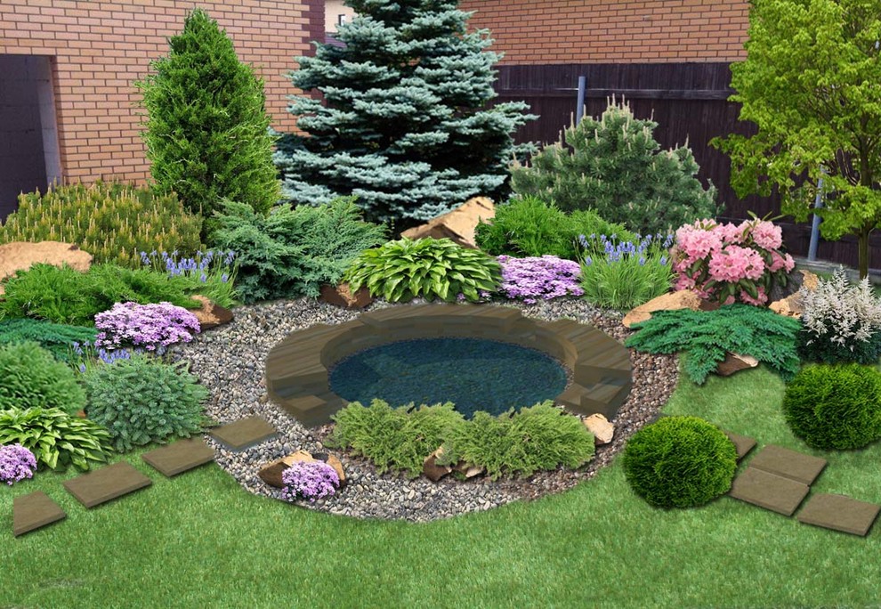 2D визуализация частного сада