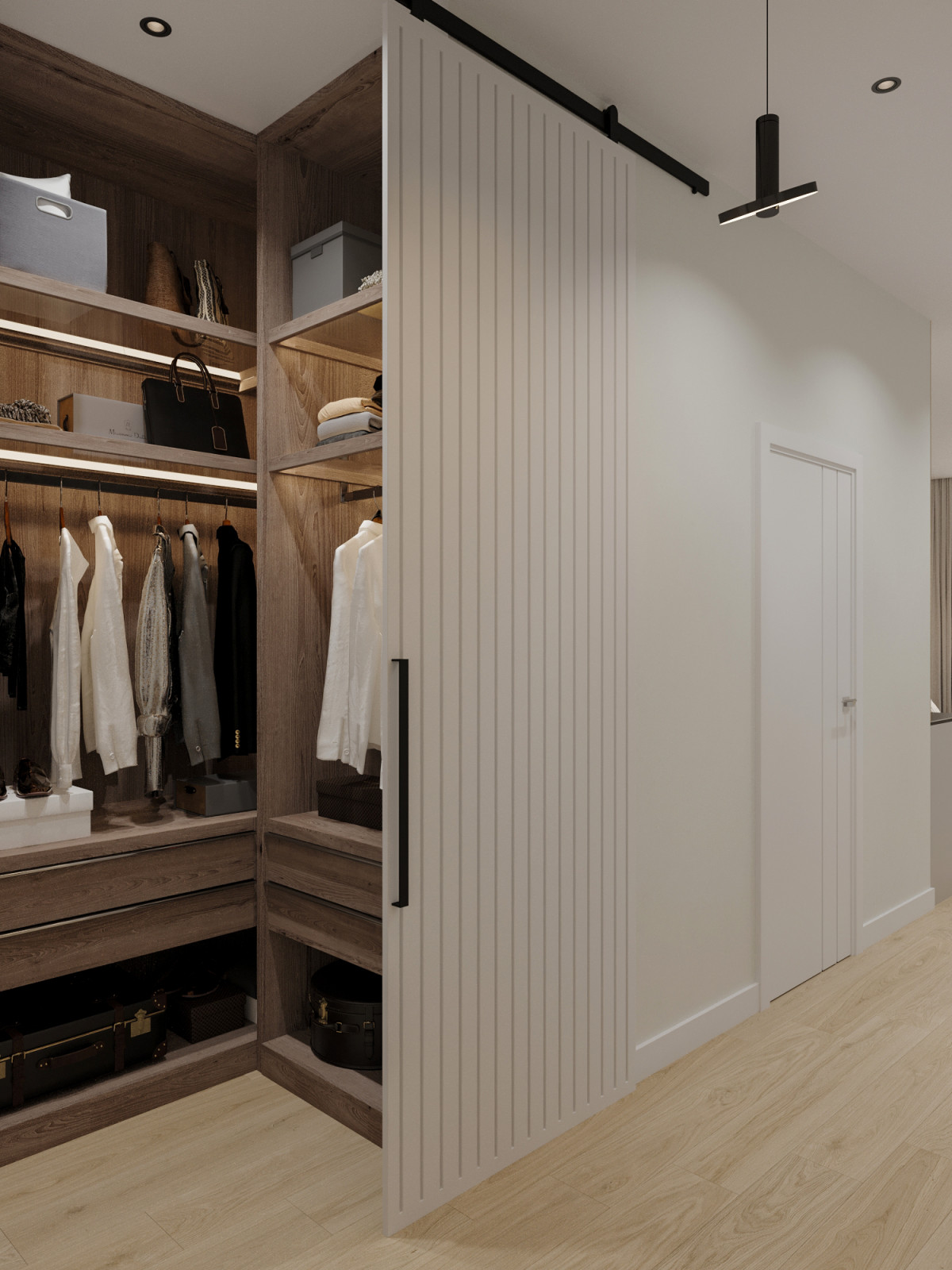 Современный интерьер в квартире 28 м² в Москве