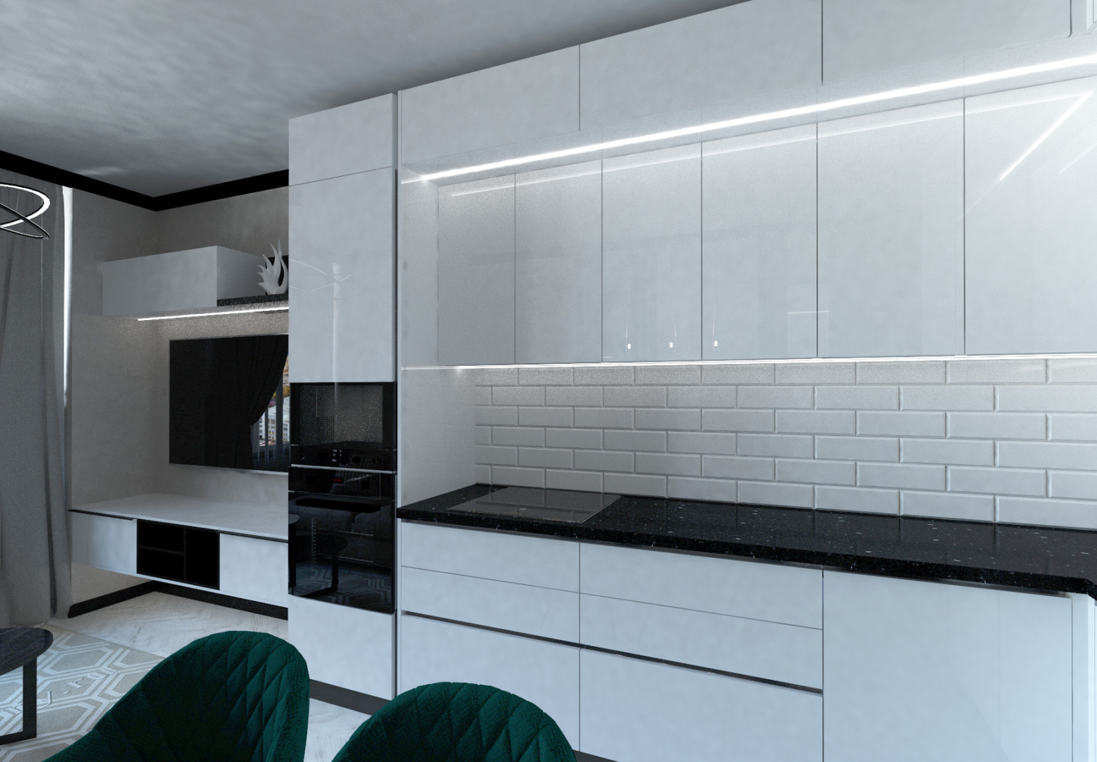 Концепция квартиры для двух дам