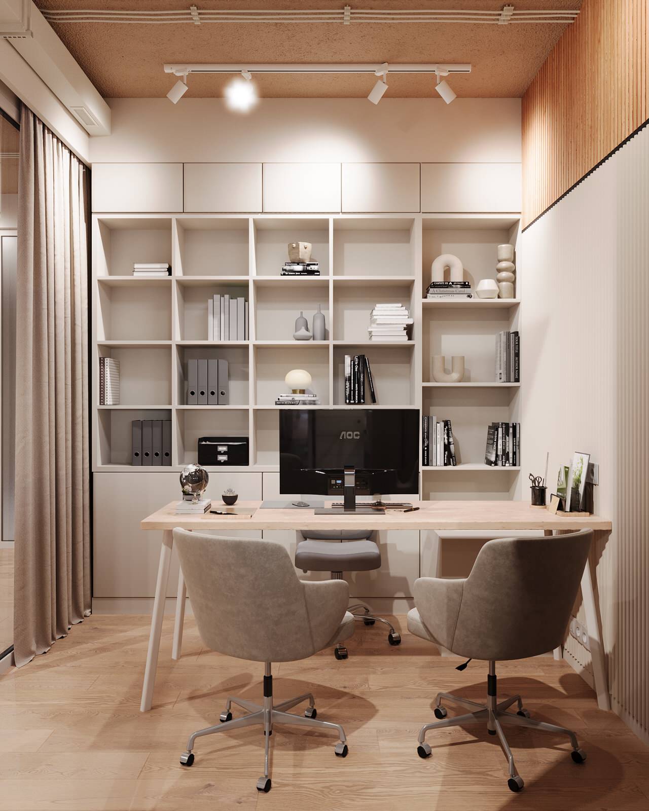 Визуализация офисного помещения