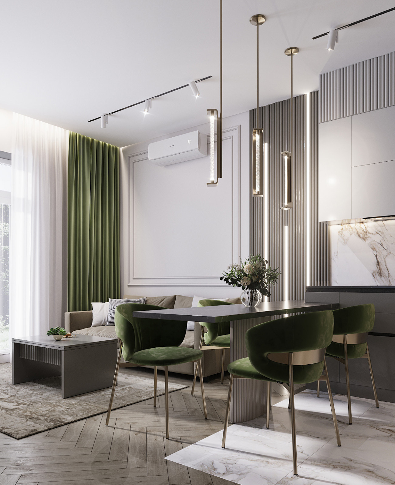 Дизайн интерьера квартиры в L-Town