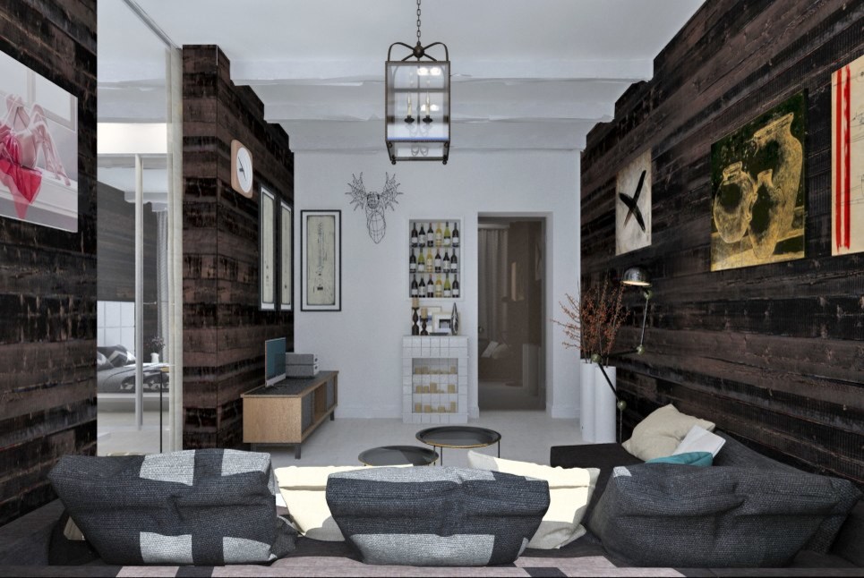 Спальня лофт Петергофское шоссе