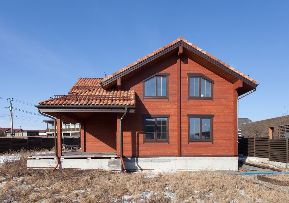 Готовый дом из клееного бруса по проекту "Алдан" 312 м2