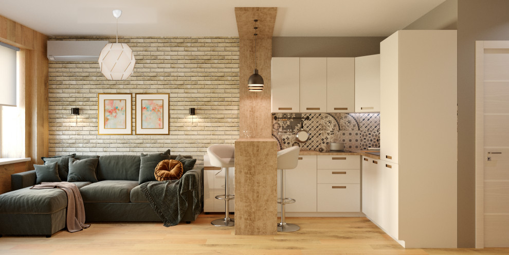 Дизайн интерьера квартиры-студии под сдачу