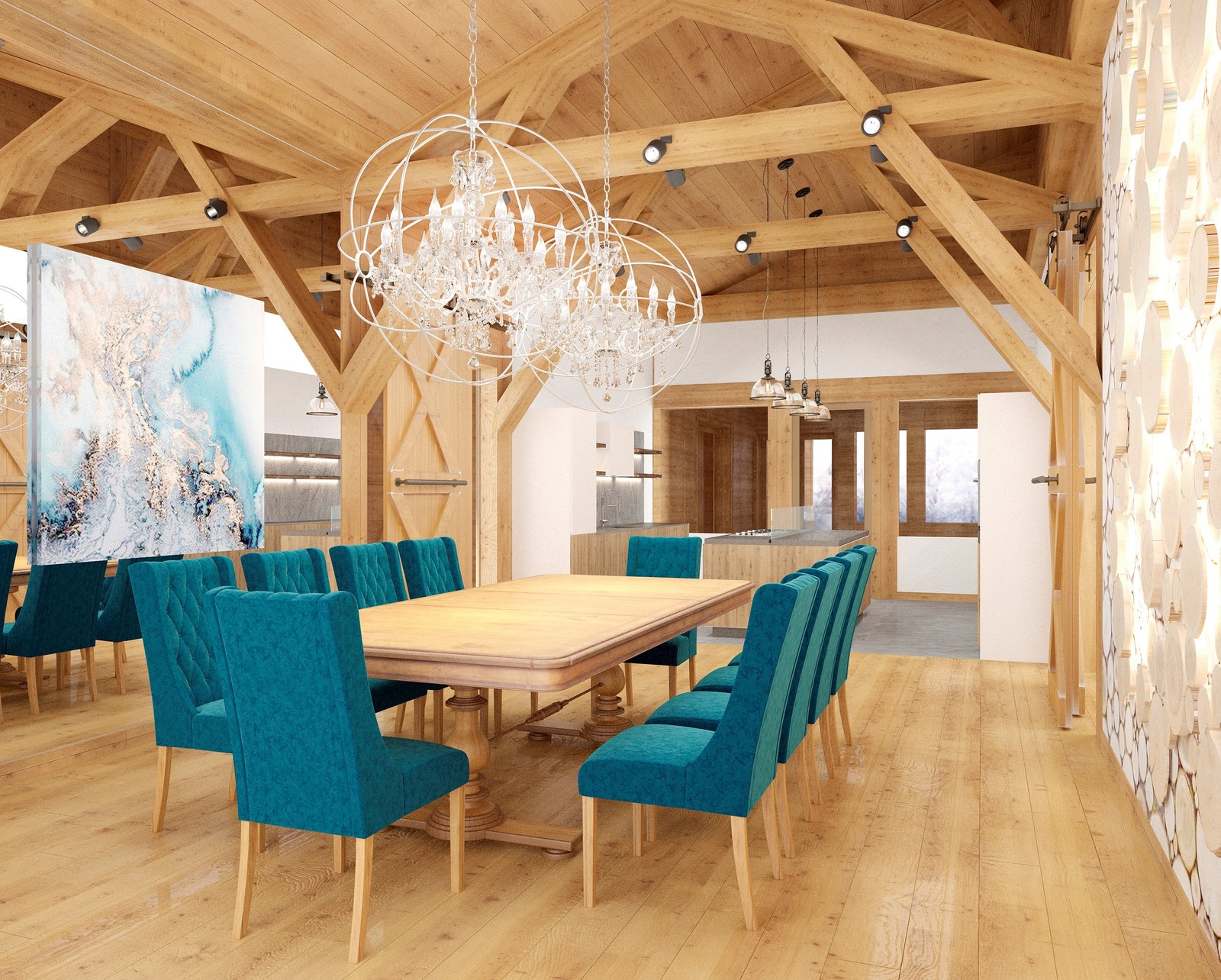 Дом в Аржаниках, разделенный на 3 части, основная, гостевая и оздоровительная